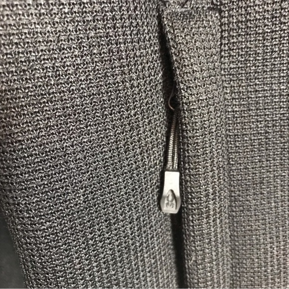 Spyder Medium Circuit Mens Full Zip Fleece Lined Jacket Black - Picture 11 of 12